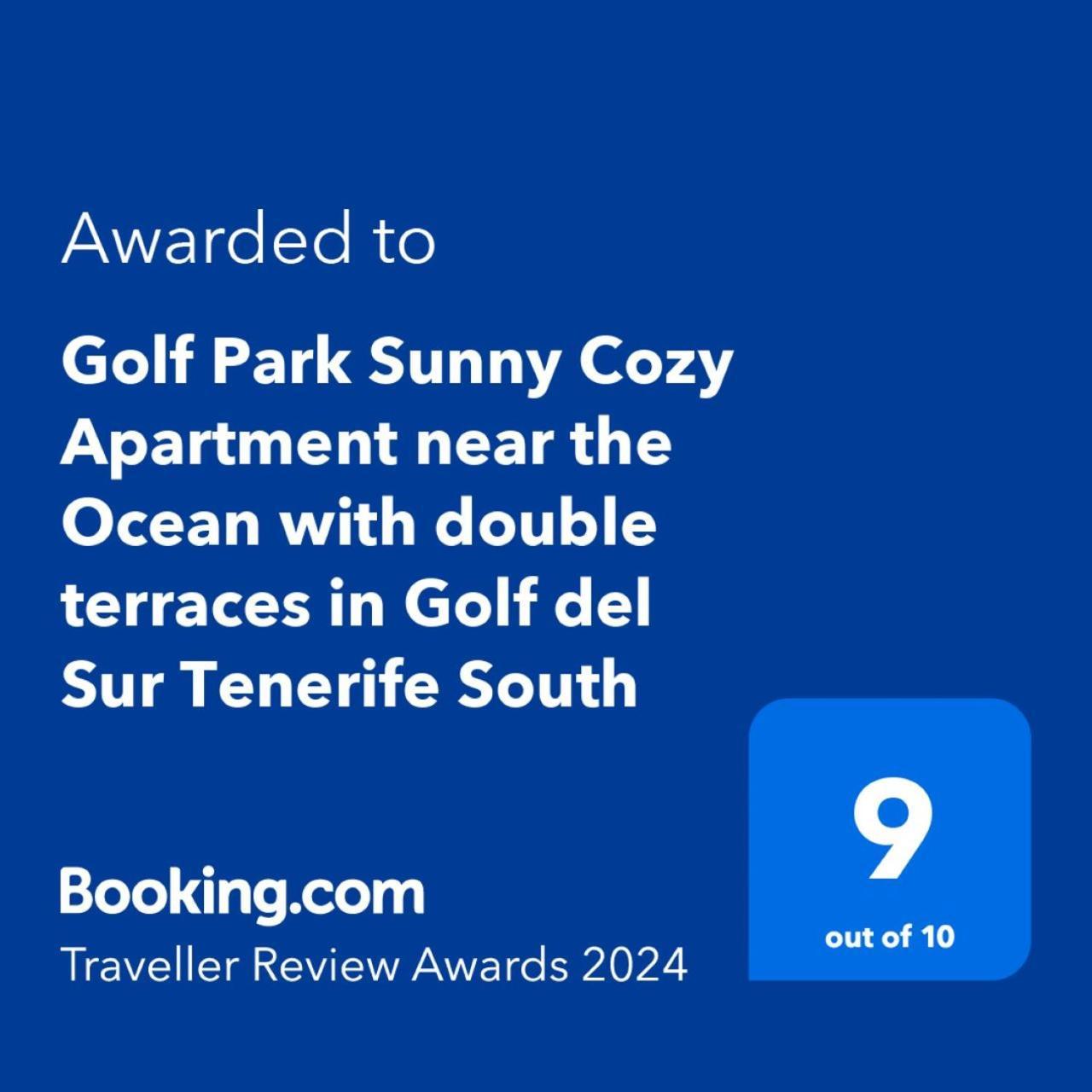 Bookinn Golf Park Sunny Cozy Apartment Near The Ocean With Large Double Terraces, Fiber Wifi, 3 Pools, Bbq Tenerife South Сан-Мігель-де-Абона Екстер'єр фото